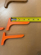 ANGLED Tape Shelf Brackets