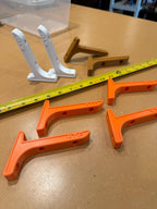 ANGLED Tape Shelf Brackets