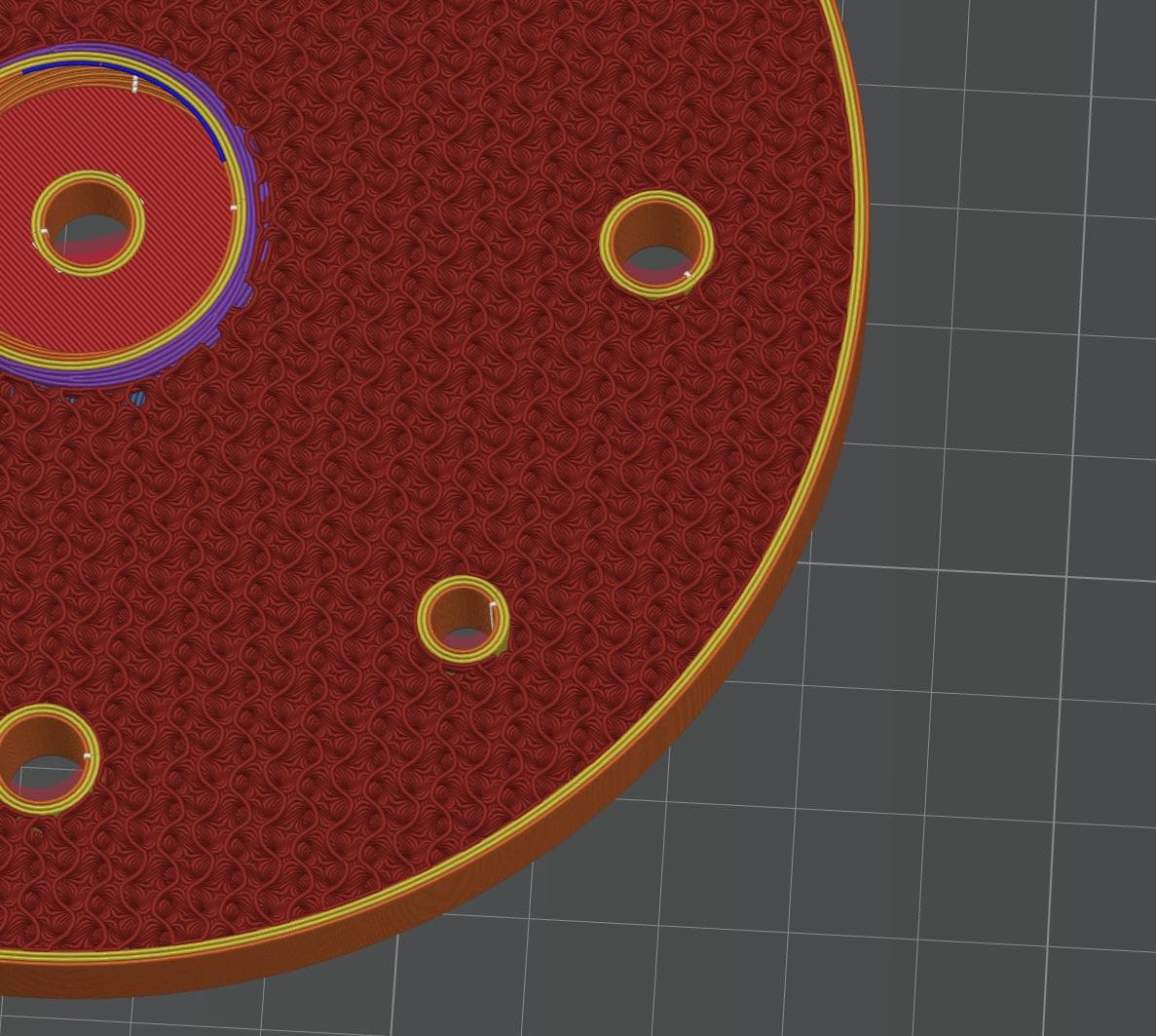 Squishy Lathe Sanding Plate (Threaded)