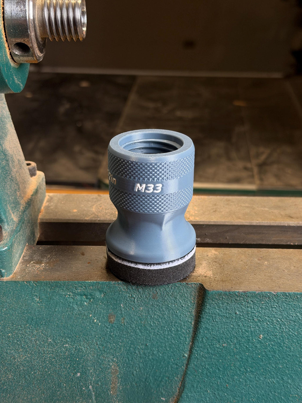 Gray 2 inch squishy sander - M33 x 3.5