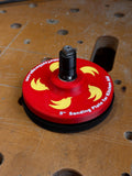 Cherry Red 5 inch sanding plate for KitchenAid